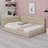 Upholstered Daybed/Sofa Bed Frame-1301673602
