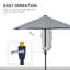 Bryseida 190cm Balcony Parasol-319718359