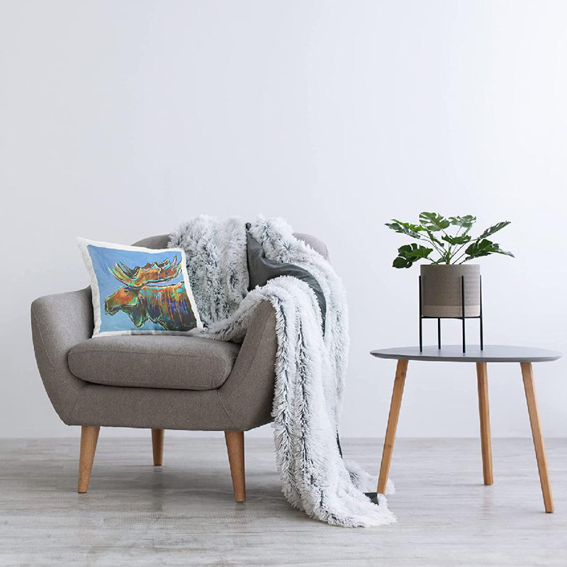 Polyester Throw Square Pillow Cover & Insert