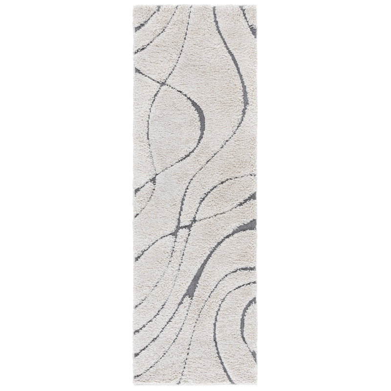 Striped Area Rug, Runner 69 x 213 cm