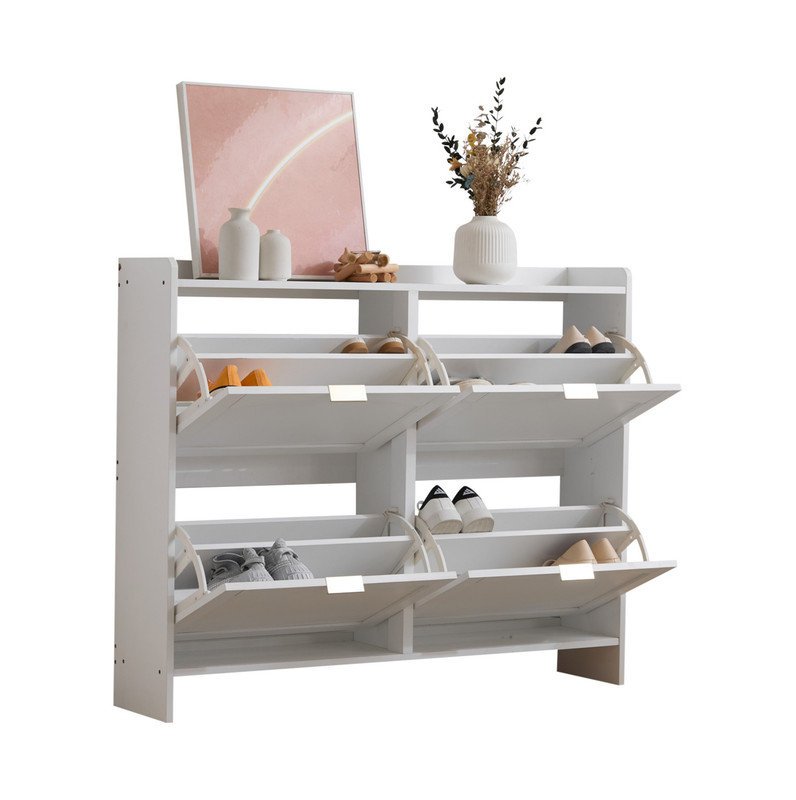16 Pair Flip Down Shoe Storage