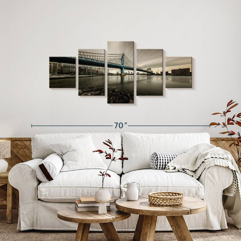 Pont de Manhattan, NY, H 24 po x l 55 po