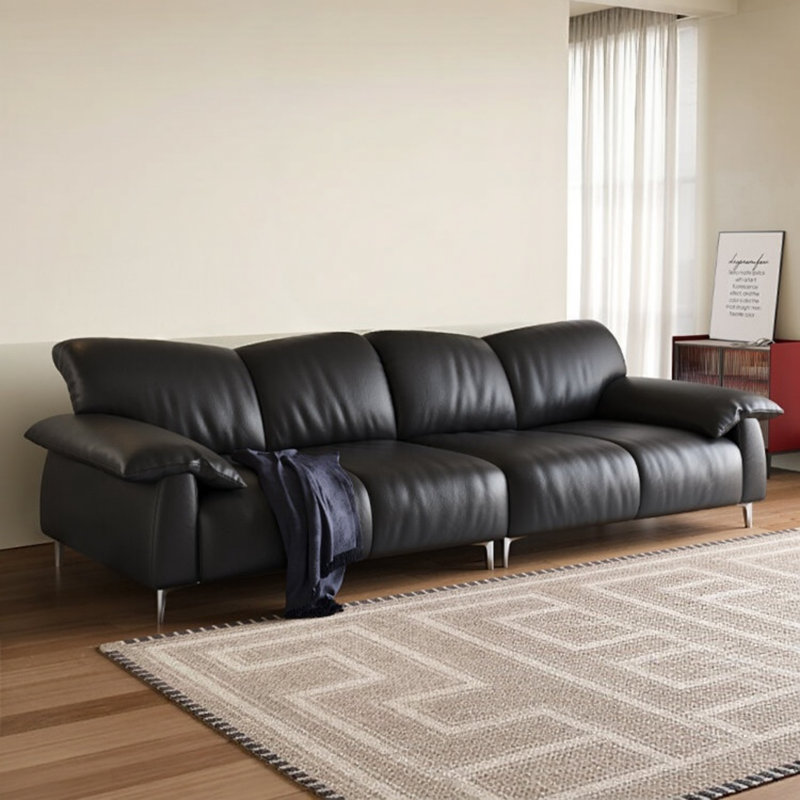 Black Creative Sofa, 118.11" W