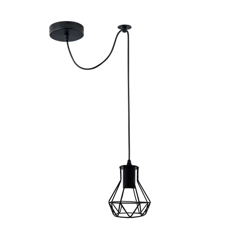 Celestyn 1 - Light Black Cluster Pendant, No