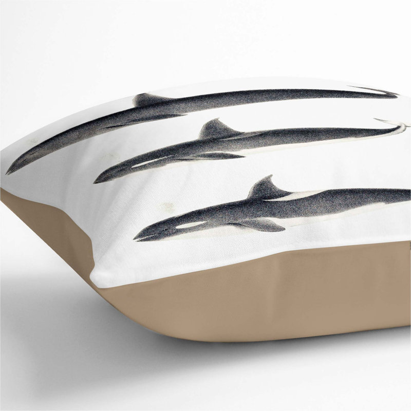Square Throw Cushion, Stone, 55cm H x 55cm W x 20cm D