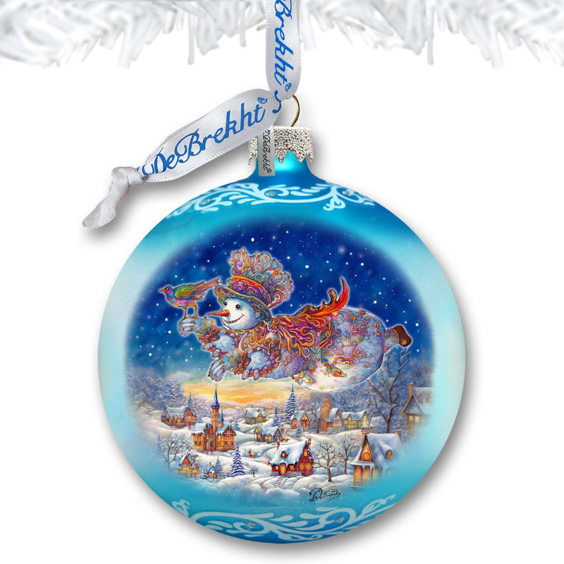 3.5'' Glass Ball Ornament