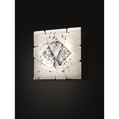 Frame Glass Flush Mount