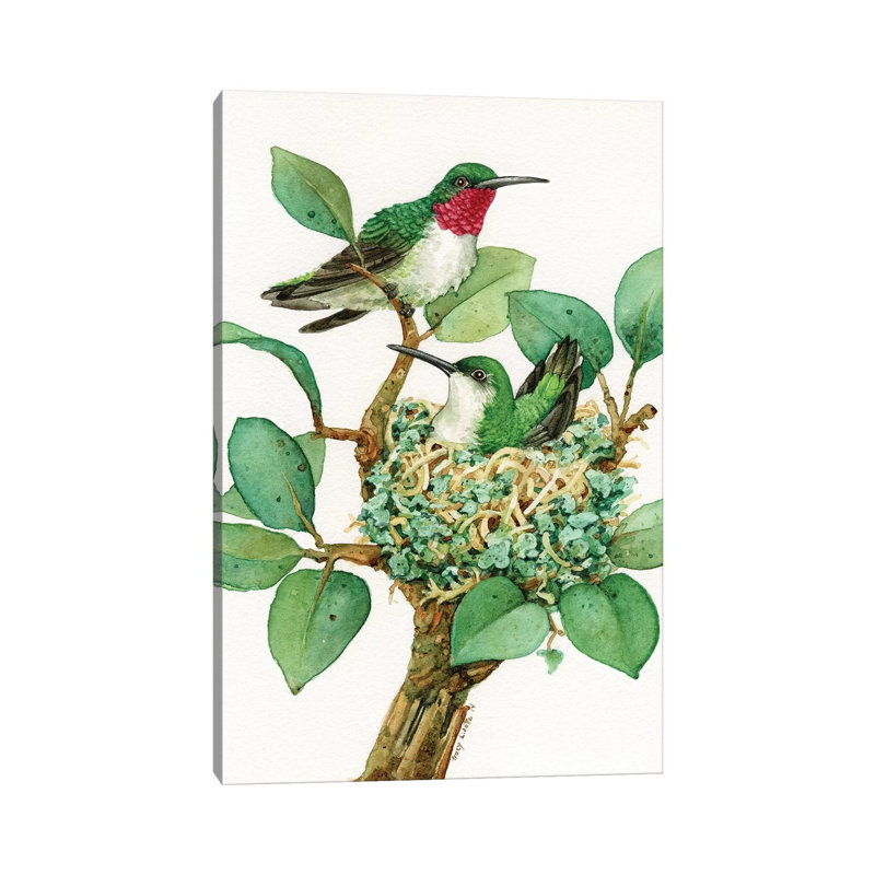 Green Living by Tracy Lizotte - Wrapped Canvas Painting, 66.04 cm H x 45.72 cm W x 1.91 cm D