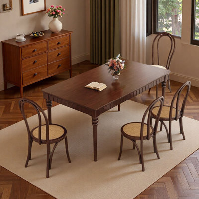 American Minimalist Rectangular Dining Table