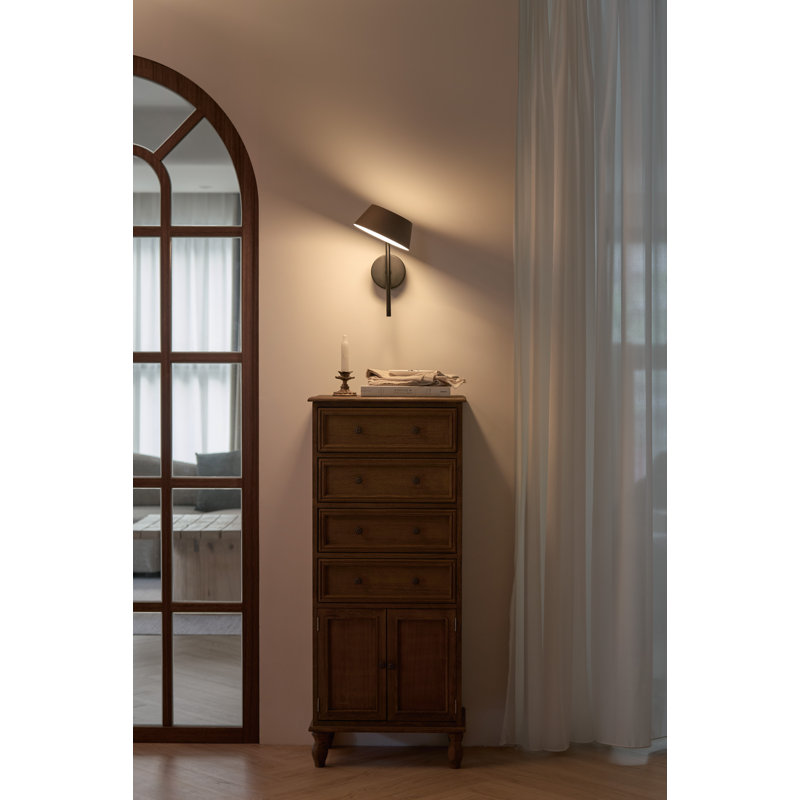 OLO XL Wall Arm Single Lamp, Shiny Black