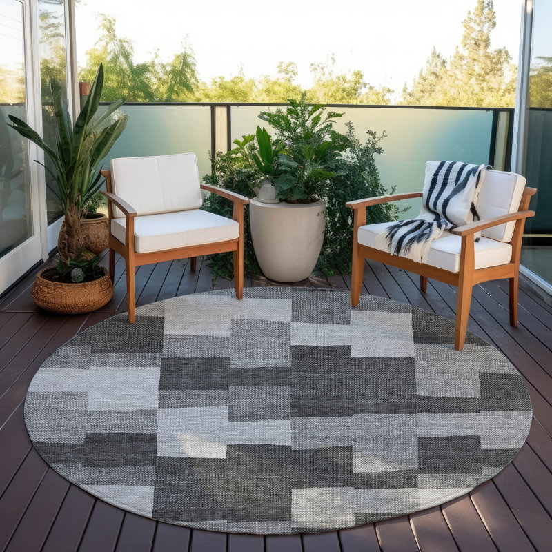 Melania Area Rug, Round 8'