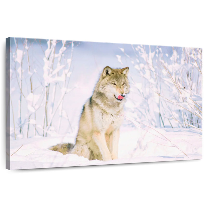 Brampt Feral Timber Wolf, 30" H x 45" W