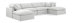 White Linen Textured Fabric