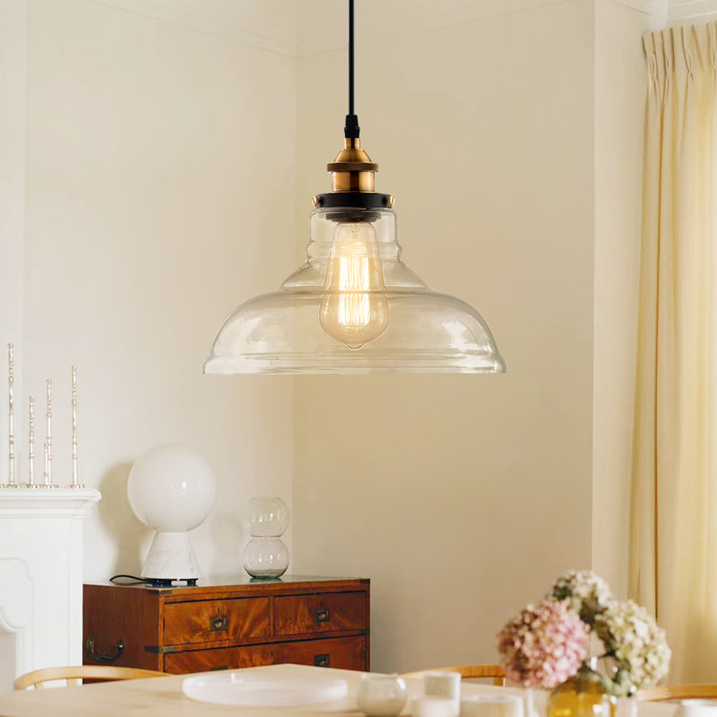 Lundholm 1-Light Dome Pendant 
