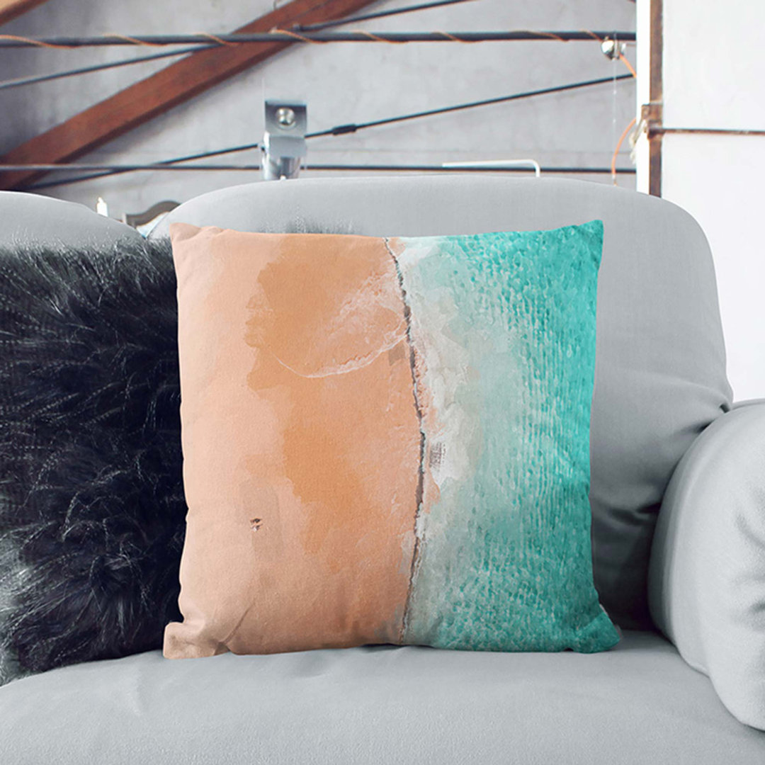 Cabo San Lucas Beach Mexico Cushion with Filling