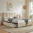 Juanetta Upholstered Platform Storage Bed With 4 Drawers-791382686-791382691