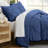 Pinch Pleated, Pintuck Duvet Cover Set with matching shams-227736017-227736030