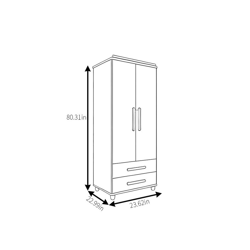 Modern Simple Small Wardrobe