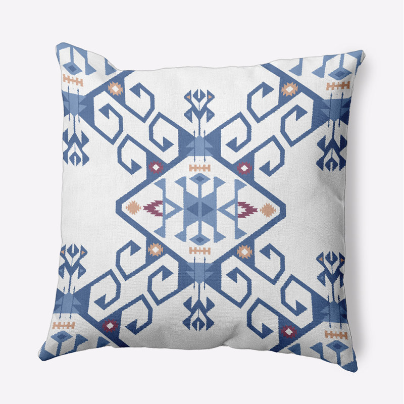 Housse de coussin et insert Happy Hippy, Bleu, 20 po x 20 po
