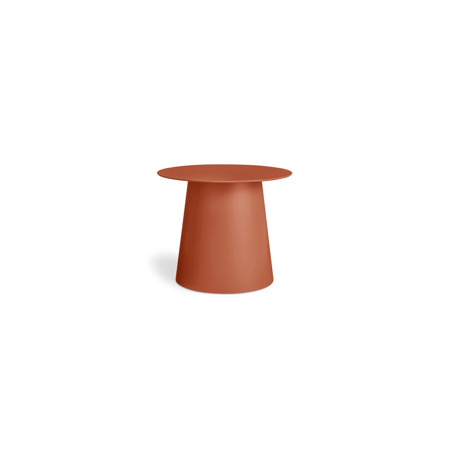 Circula Single End Table, Tomato, 12" H x 15" W x 15" D