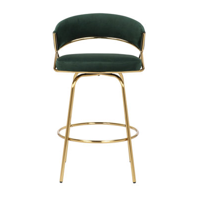 Tabouret de comptoir pivotant Lakyia