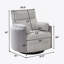 Fauteuil inclinable manuel en velours côtelé-1491386812