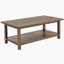 Ensemble de tables basses et 1 table de bout Castleton Brown 2 pièces-849201475
