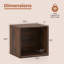 1 tablette de rangement empilable pour PC-645478950