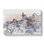 Oia Santorini Skyline In Greece In Abstract - Wrapped Canvas-55308765