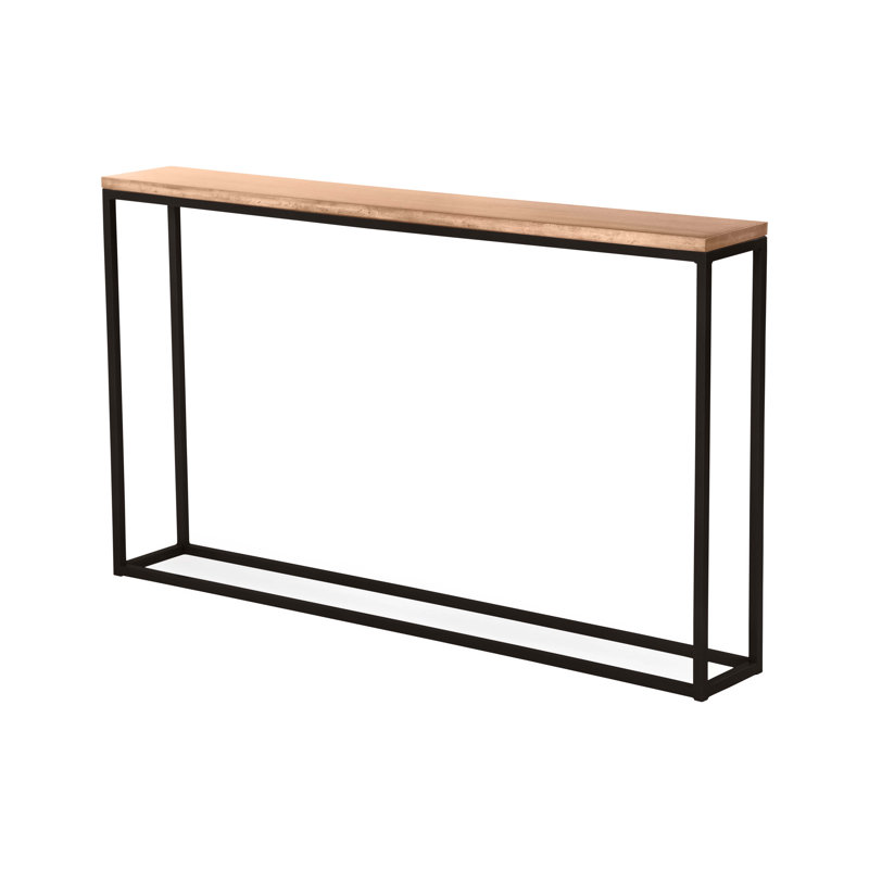 Console Chaplin, Noir texturé, Couche transparente