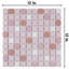 Crystalline Square 1.1" x 1.1" Porcelain Grid Mosaic Wall & Floor Tile-1847896181