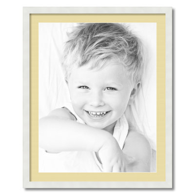 Wood Matte Picture Frame with Mat
