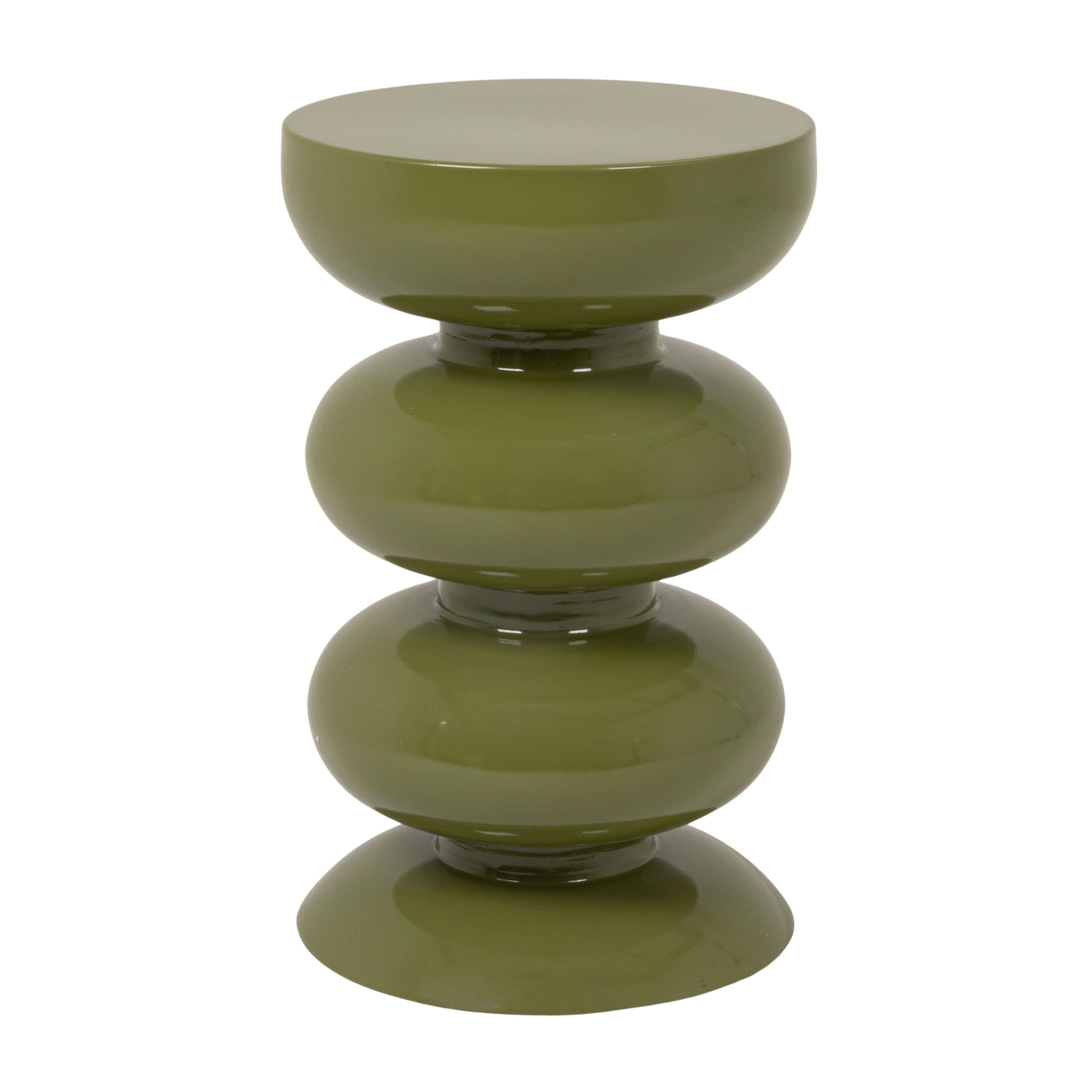 Rowena Interiors Hadrian Round High Gloss Metal Side Table | Wayfair