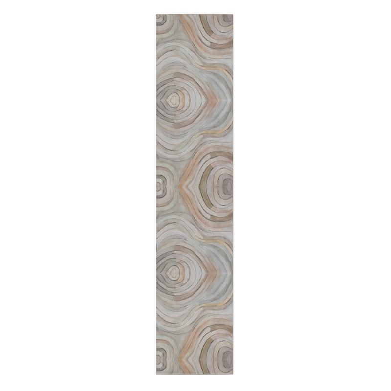 Abstract Indoor Rug, Runner 2'9" x 12'