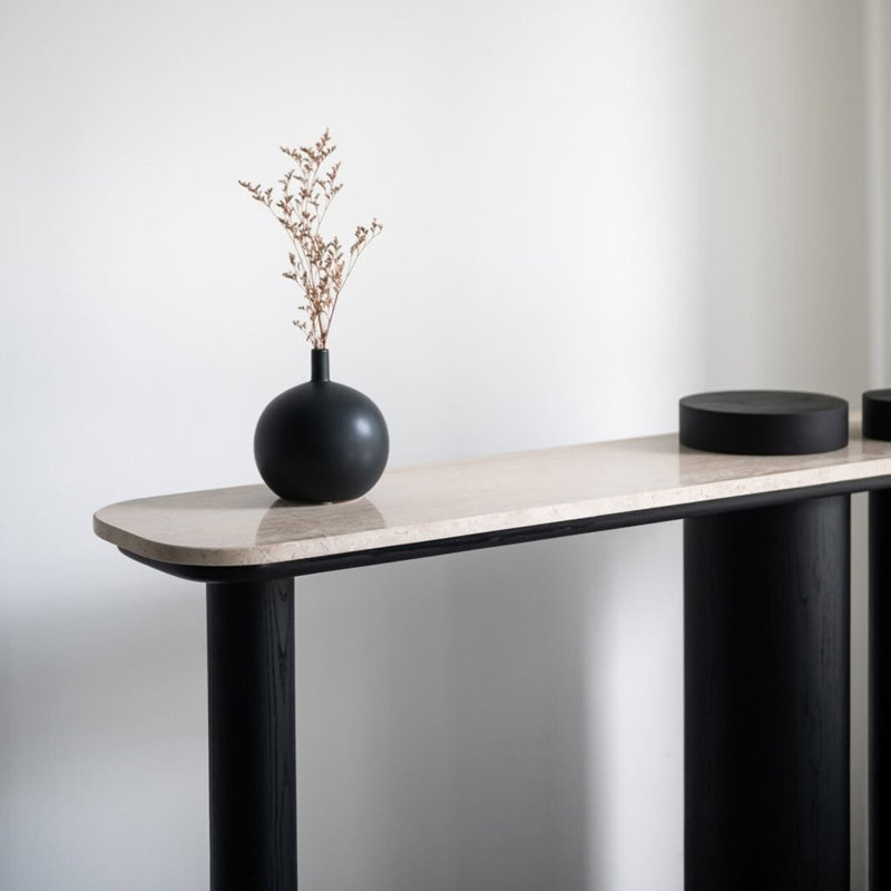 Modern Minimalist Entryway Console Table, H 35,43 po x l 47,24 po x P 11,81 po
