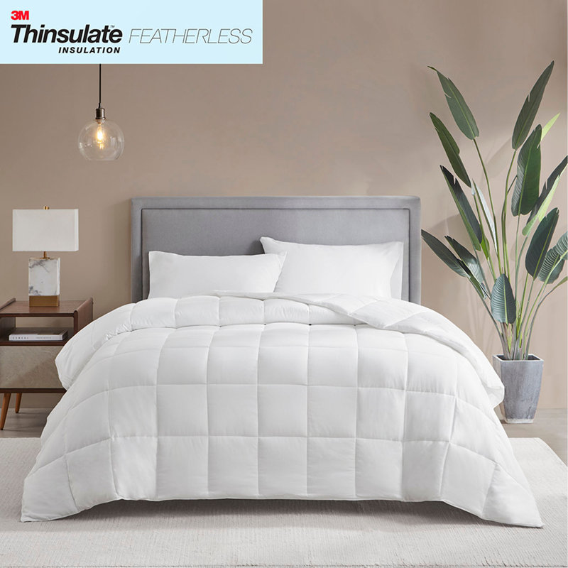 Édredon en duvet de coton sans plumes, Full Comforter