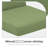 4.1" Outdoor Seat / Back Cushion, Set of 2-1069976374