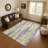 Premium Machine Washable Mehara AMF1684 Stripes Rug-829367375