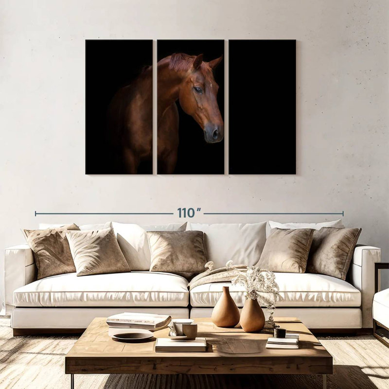 Brampt A Horse, 48" H x 74" W