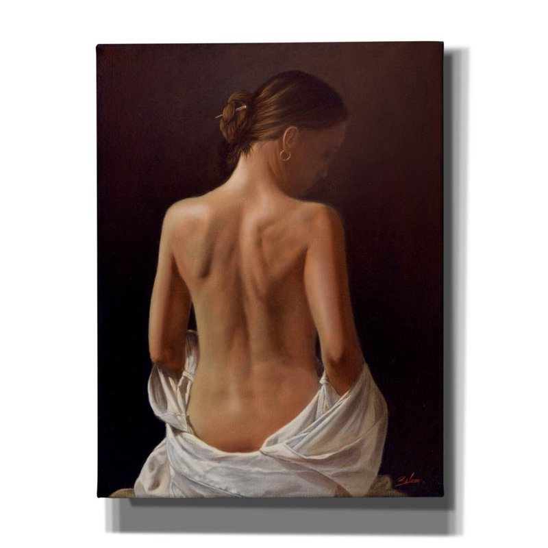 Loveah sur toile, H 34 po x l 26 po x P 1,5 po