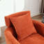 Fauteuil demi-tonneau pivotant en chenille-813798799