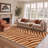 Albertslund Zebra Stripe Machine Washable Area Rug-256565503-14999150