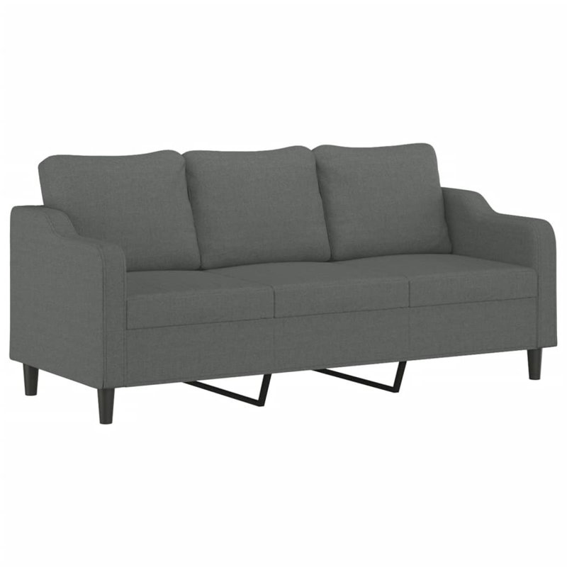 Maysuun 78'' Upholstered Sofa, Dark Gray Polyester