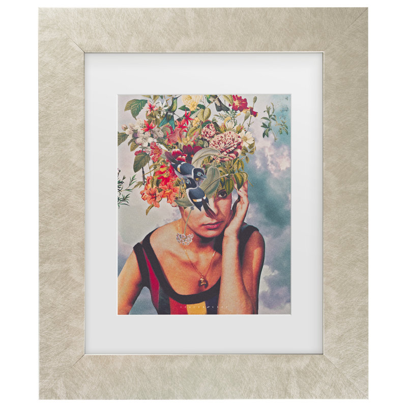 Spacerocket Art 237, H 19,5 po x l 23,5 po, Cadre crème