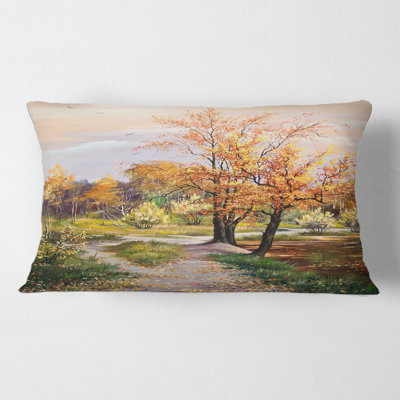 River in the Woods Rectangular Pillow Cover & Insert