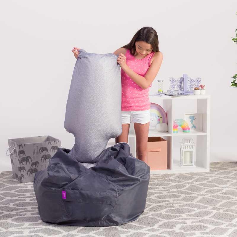 Bean Bag Refill, Foam Filling Bean Refill with EZ-Pour Zipper Spout, Replacement Fill of EPS Beads to Fluff Up Your Bean Bags, Loungers, Pool Floats, Pillows and Crafts, White Small Bean Refill available in Multiple Pack Sizes