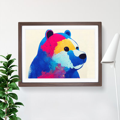 Bear Splash Vol.7 Abstract - Framed Print