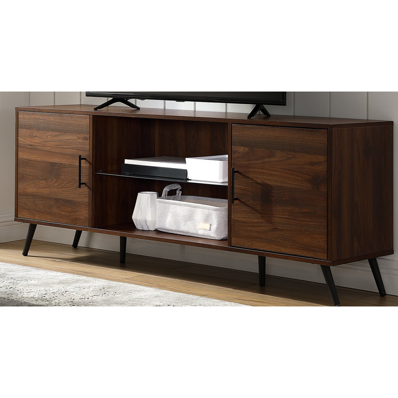 TV Stand, Dark Walnut