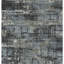Tapis extérieur lavable géométrique gris anthracite et gris 5 pi x 8 pi