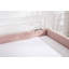 Lit de jour rembourré avec lit gigogne, structure de lit en bois robuste, conception de grille de diamant moderne, pour chambre à coucher, chambre d'amis (rose)-130475998
